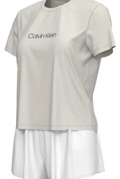 Conjunto pijama curto liso logo