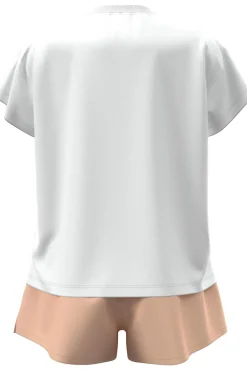 Conjunto pijama curto liso logo