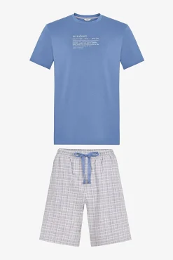 Conjunto top e calça xadrez