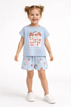 Conjunto T-shirt e calções