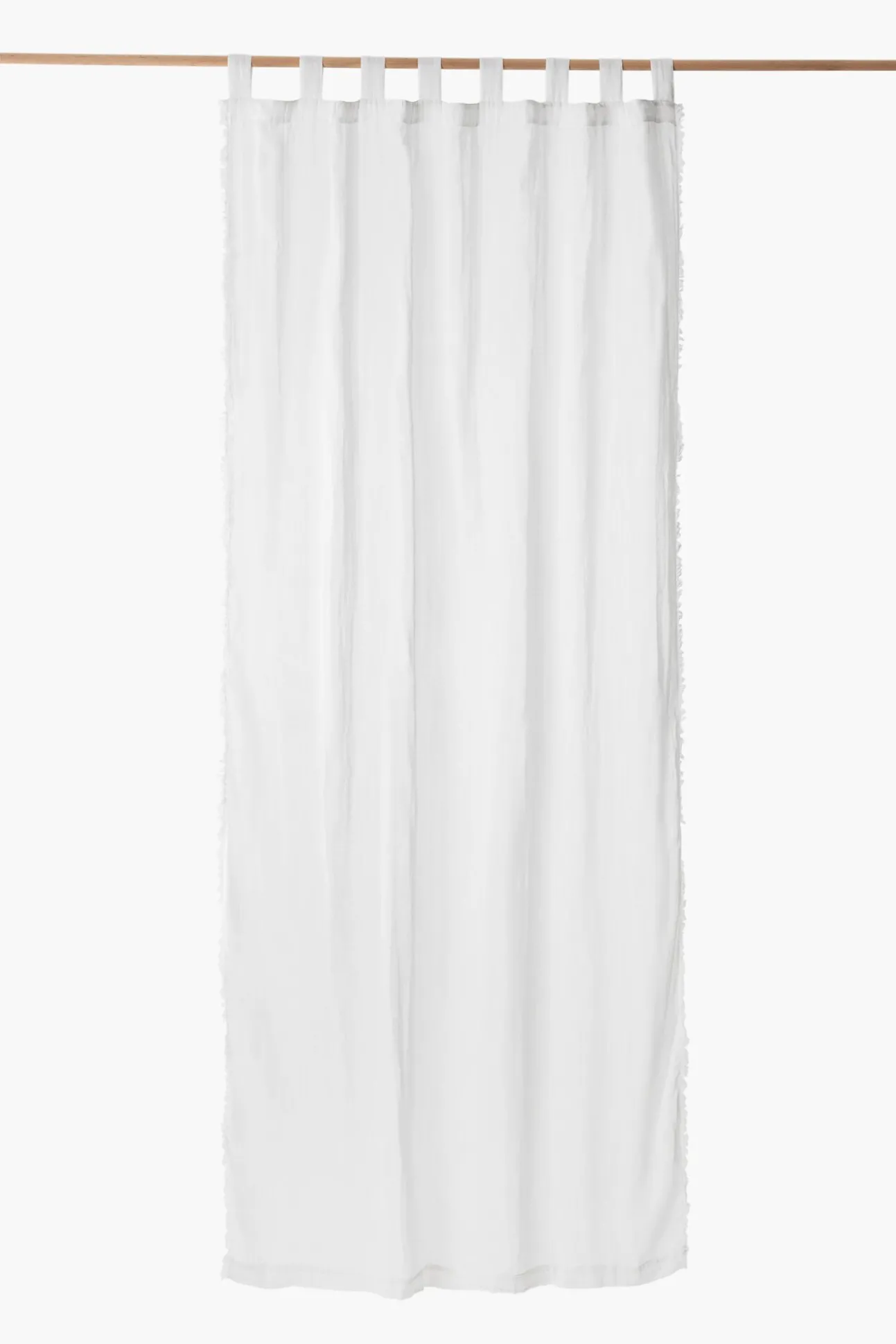 Cortina com folho 140x280 branco