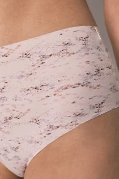 Cueca alta em microfibra clean cut estampado serpente