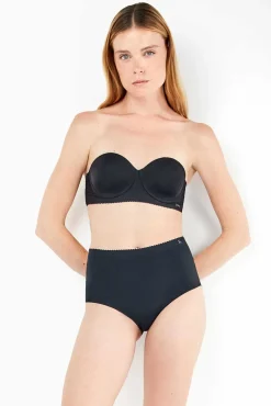 Cueca alta invisível em microfibra