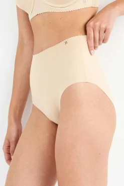 Cueca alta invisível em microfibra