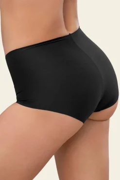 Cueca boxer cintura alta com efeito invisível