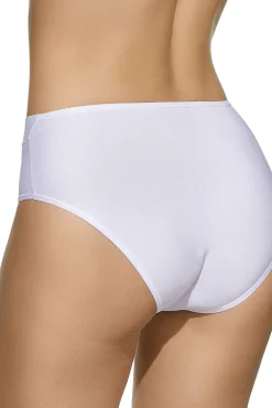 Cueca cintura alta em algodão branca