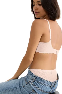 Cueca cintura alta renda invisível