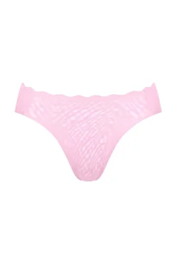 Cueca cintura alta renda invisível
