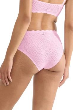 Cueca cintura alta renda invisível