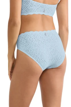Cueca cintura alta renda invisível