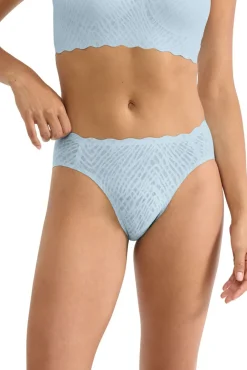 Cueca cintura alta renda invisível