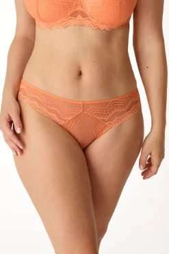 Cueca clássica em renda geométrica