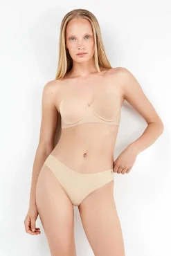 Cueca clássica invisível em microfibra