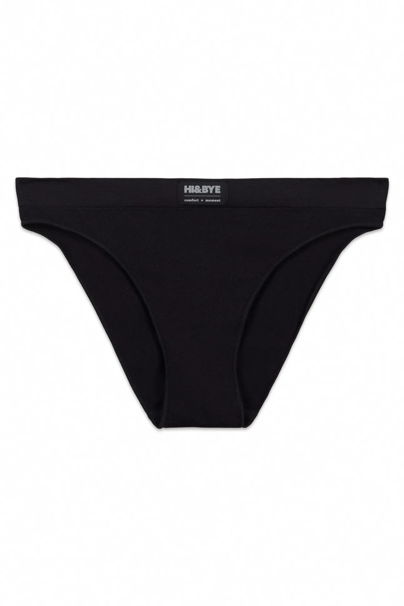 Cueca clássica sem costura preto