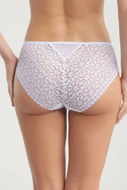 Cueca Daily Dentelle invisível de renda floral