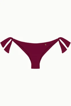 Cueca de biquíni brasileira ajustável piqué
