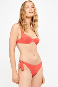 Cueca de biquíni brasileira ajustável