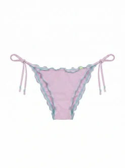 Cueca de biquíni brasileira de tiras lilás