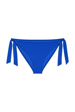 Cueca de biquíni cintura alta clássica com laços