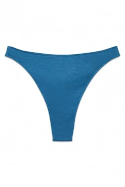 Cueca de biquíni clássica azul brilhante