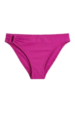 Cueca de biquíni clássica de cintura alta magenta