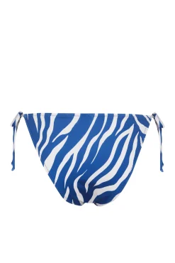 Cueca de biquíni clássica estampado animal