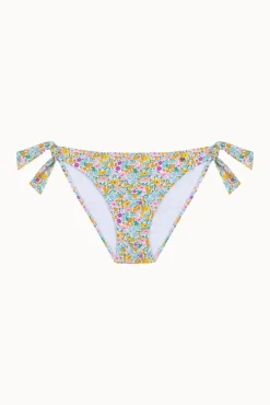 Cueca de biquíni clássica floral