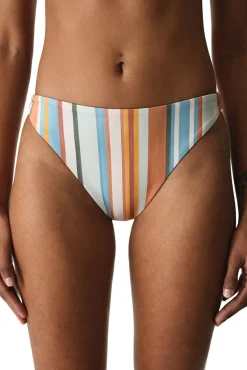 Cueca de biquíni clássica riscas
