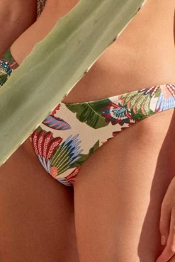 Cueca de biquíni com corte em V