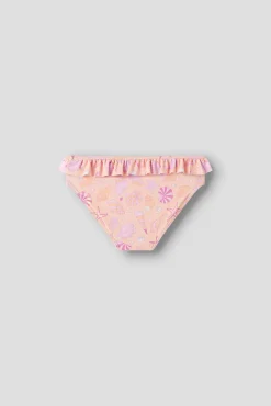 Cueca de biquíni de menina azul-marinho