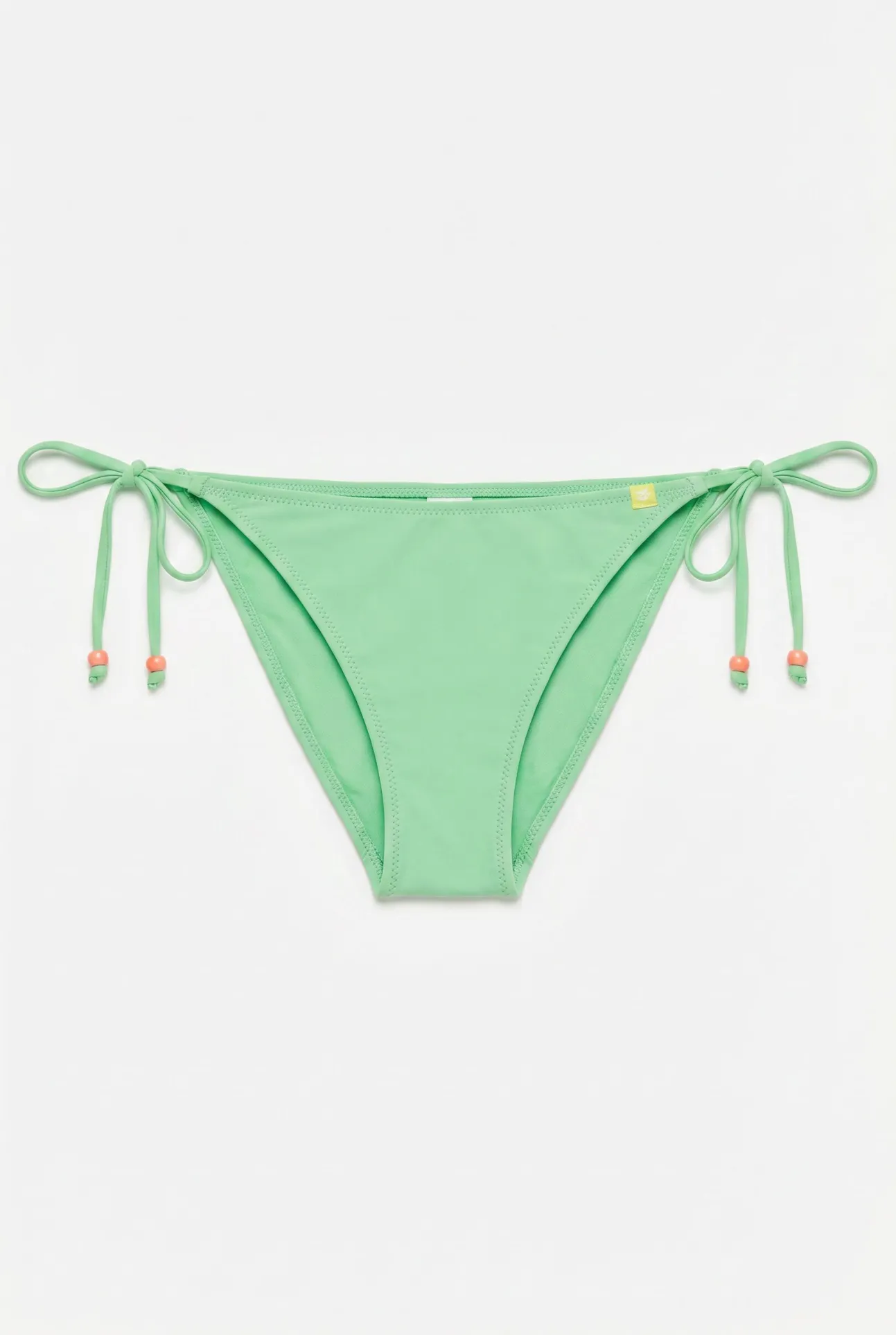 Cueca de biquíni de tiras verde