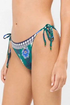 Cueca de biquíni estampada