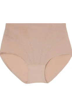 Cueca média modeladora nude
