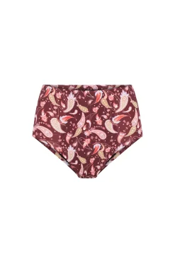 Cueca Menstrual Alta Sem Costura Fluxo Super Vermelho