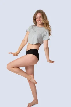 Cueca menstrual clássica para adolescente Absorção média