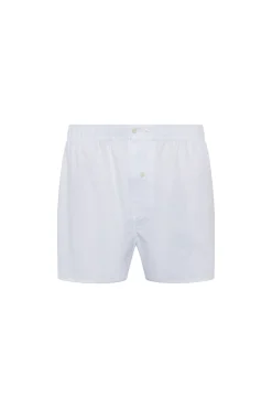Cuecas boxer tecido branco