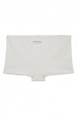 Cuecas boxer sem costura canelado branca