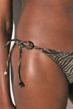 Cuecas de biquíni brasileiras estampado zebra