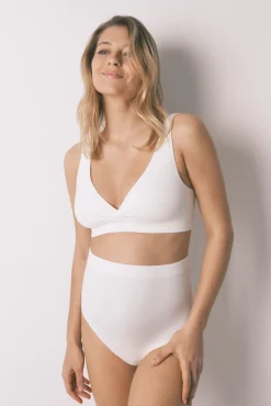 Cuecas de cintura alta maternity branco