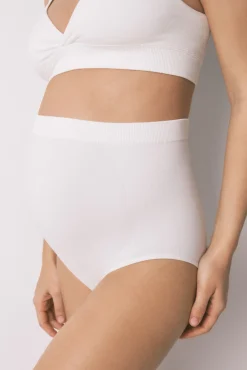 Cuecas de cintura alta maternity branco