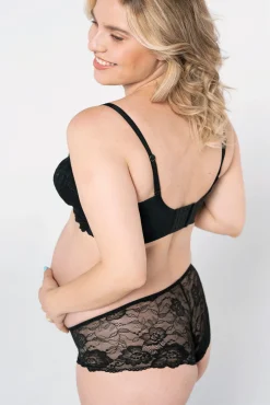 Cuecas para grávida em renda estampada
