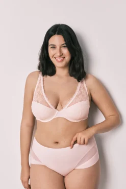 Cuecas redutoras altas rosa