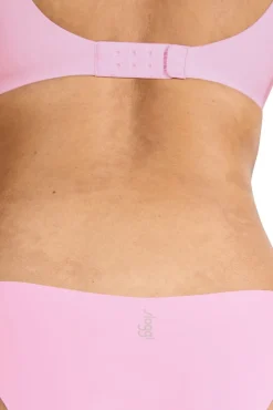 Cueca tanga sem costura em microfibra