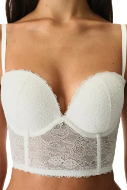 Cuequinha clássica de renda marfim