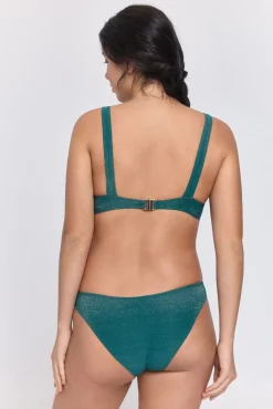 Cuequinha de biquíni em nylon com glitter