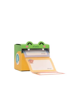 Dispensador de notas adesivas transparentes - Crocodilo