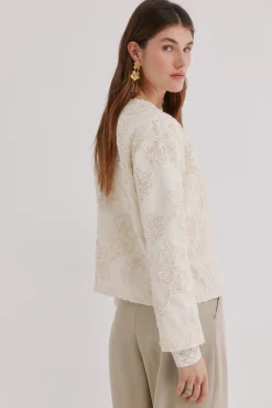 Eider. casaco jacquard