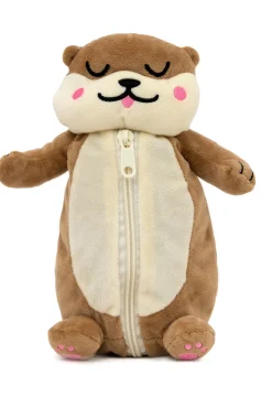 Estojo de peluche Lontra Preguiçosa