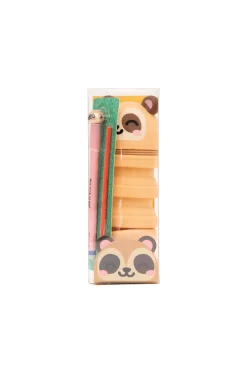 Estojo de silicone extensível + caneta apagável Bo-Bo + recarga de tinta - Suricata