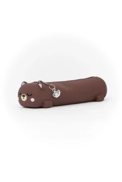 Estojo de silicone Lazy ursinho